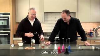 How to make a frappé coffee using an aerolatte milk frother [upl. by Lani]