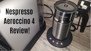 Nespresso Aeroccino 4 Milk Frother Review  Worth upgrading from the Aeroccino 3 [upl. by Gerard]