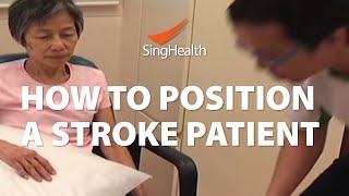 How To Position A Stroke Patient [upl. by Goodard]