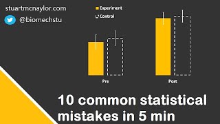 Ten Statistical Mistakes in 5 Min [upl. by Anitnelav559]