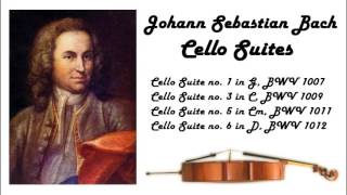 Johann Sebastian Bach  Cello suites in 432 Hz great for reading or studying [upl. by Colette]