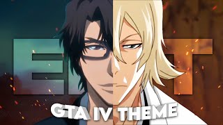 Aizen x Urahara  GTA IV Theme Edit [upl. by Ovid]